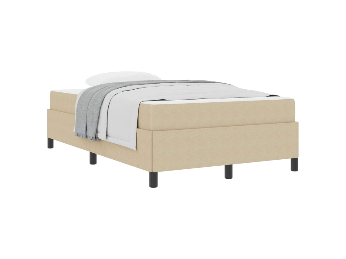 Vidaxl Estrutura Da Cama Cinza Verde Claro 120 X 190 Cm Tecido