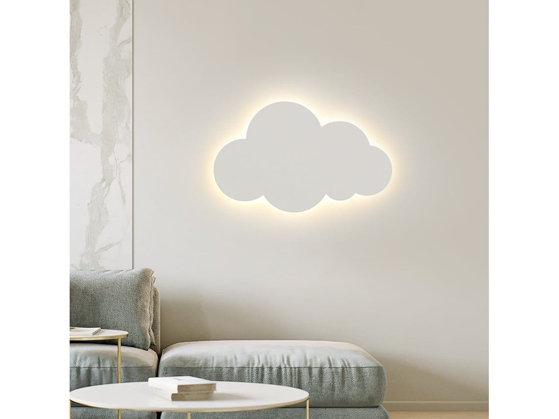 Arandela Interna Moderna: Cúpula em Acrílico com Leds Integrados Possui Capacidade de Alternância de Luz em Três Cores ORBITRA COMMERCE