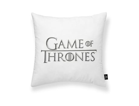 Capa de travesseiro Game of Thrones Game of Thrones A Branco 45 x 45 cm
