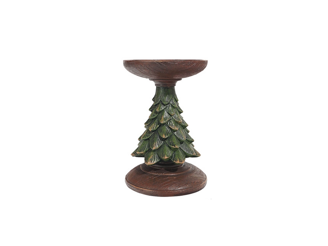 Porta Velas Natalino Decoração De Mesa Para Festas Natal E Férias Decor Interna