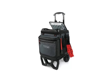 Refrigerador Titan de 22 5 Litros com Capacidade para 60 Latas e Carrinho Todo-O-Terreno ARTIC ZONE