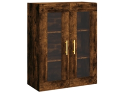 Wall Mounted Cabinet, Wall Mounted Cabinets Vidaxl Marrom Madeira Processada (n/a)