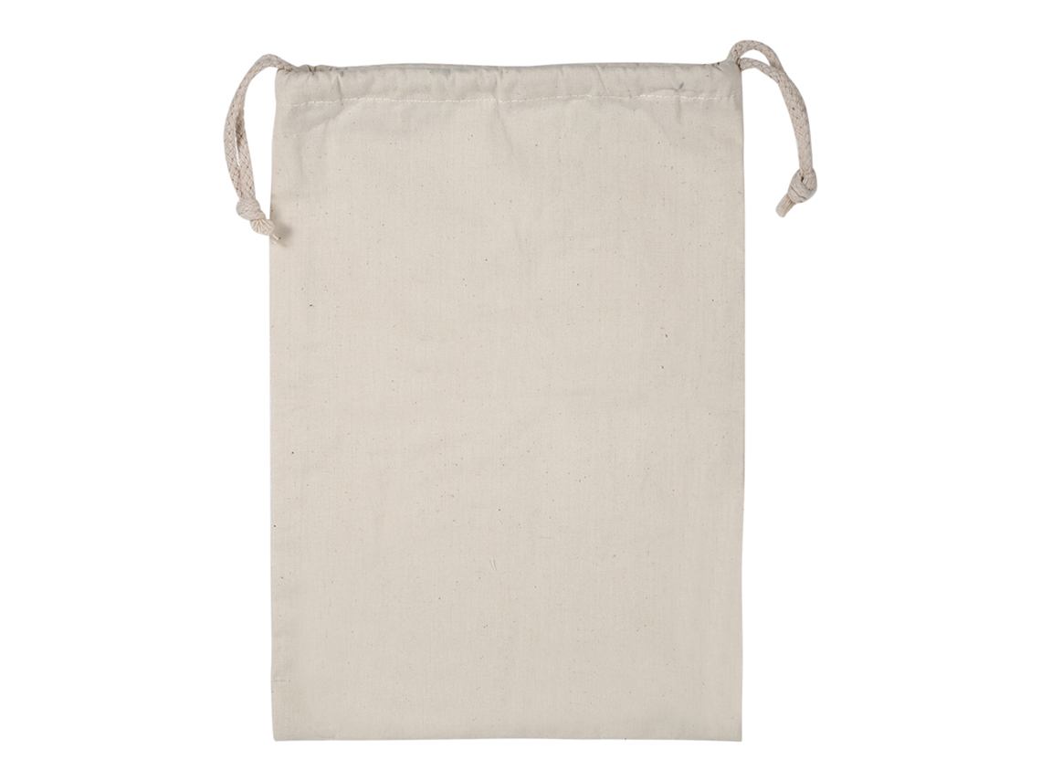 Saco de Armazenamento de Algodão com Cordão 22x28cm para Viagem e Casa