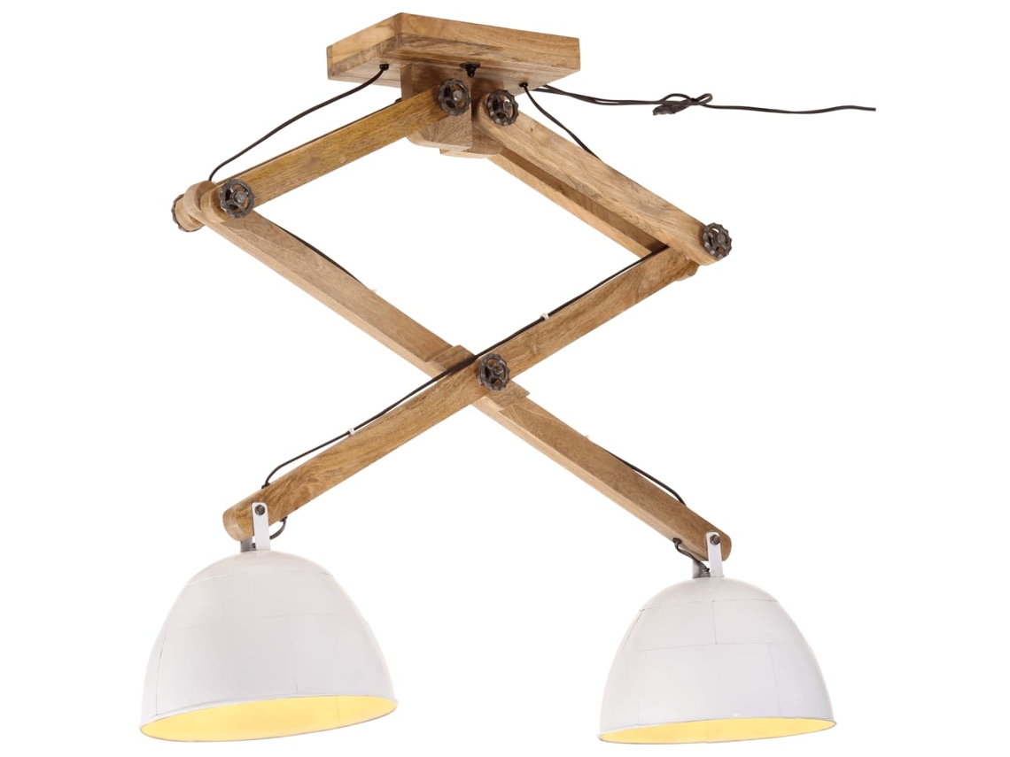 Vidaxl Candeeiro De Teto 25 W 29x18x85 Cm E27 Branco