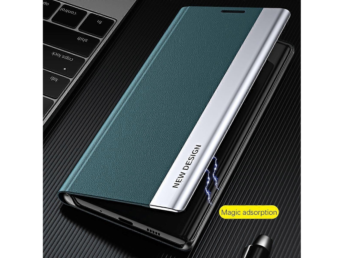 Capa De Couro Antiderrapante Com Suporte Para Honor 200 Lite