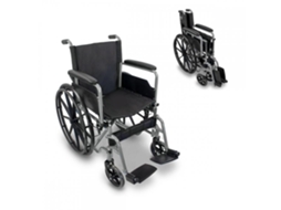 Cadeira de Rodas Dobrável MOBICLINIC Marsella Rodas grandes 46 cm Cinzento