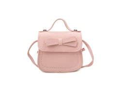 Bolsa de Ombro Rosa para Meninas com Carteira Floral e Mini Porta, Moedas BRILVIBERA