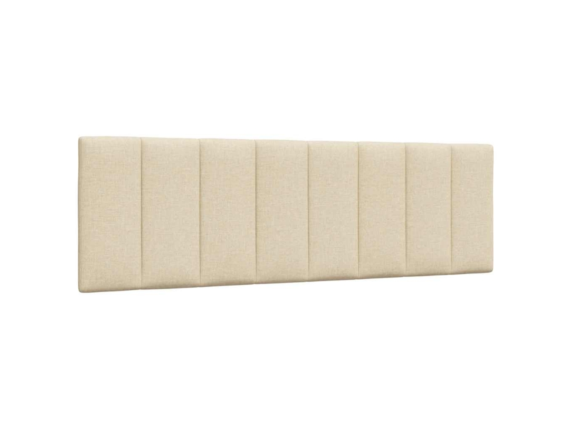 Vidaxl Almofadão De Cabeceira Hanko 160 Cm Tecido Creme