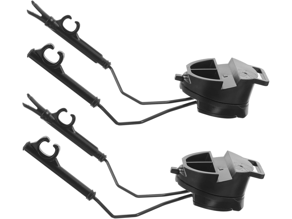 Luxshiny Support De Casque Audio Multifonction En Plastique Et Métal Rail Professionnel, Adaptateur Noir Pour