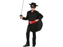 Fato de Menino DISFRAZZES Bandido Mascarado Com Cinto Vermelho (Tam: 7 a 9 anos)