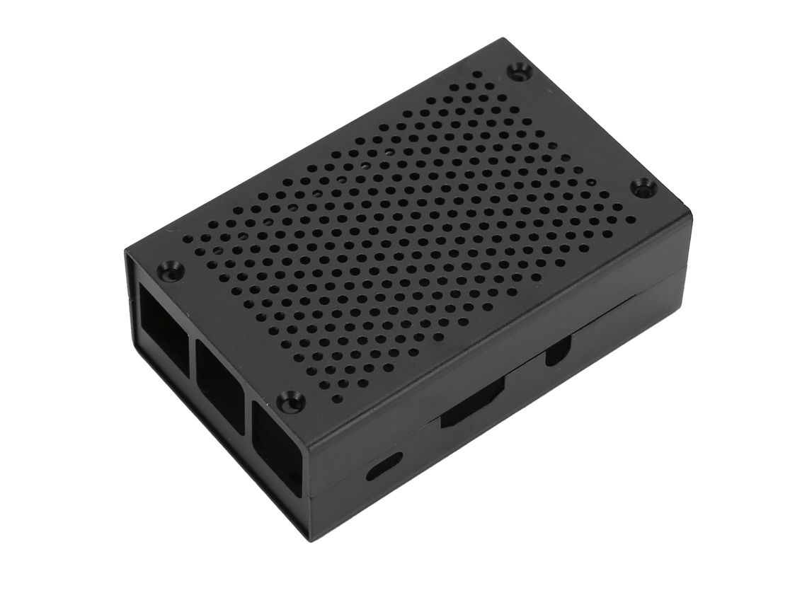 Laxiscreed Estojo De Alumínio Elegante Com Ventilador De Refrigeração Para Raspberry Pi 3