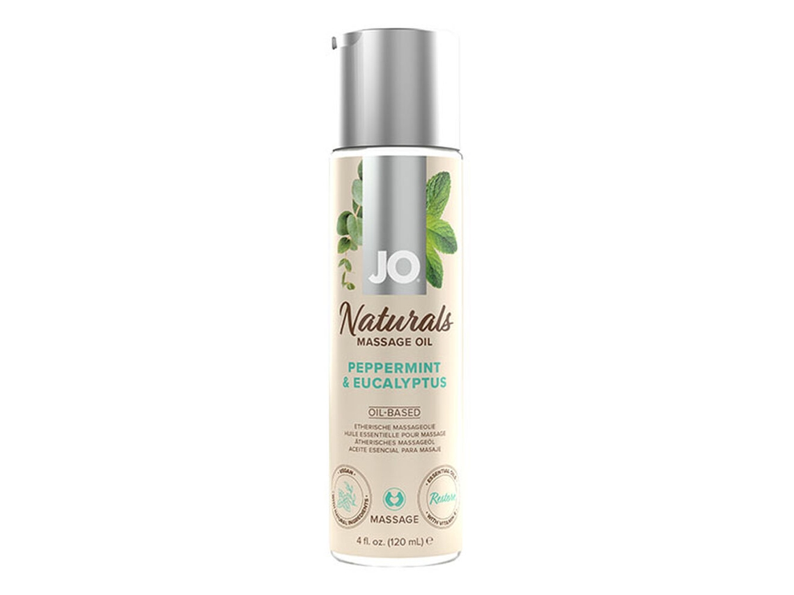 Óleo de Massagem SYSTEM JO Erotic Peppermint & Eucalyptus (120 ml)