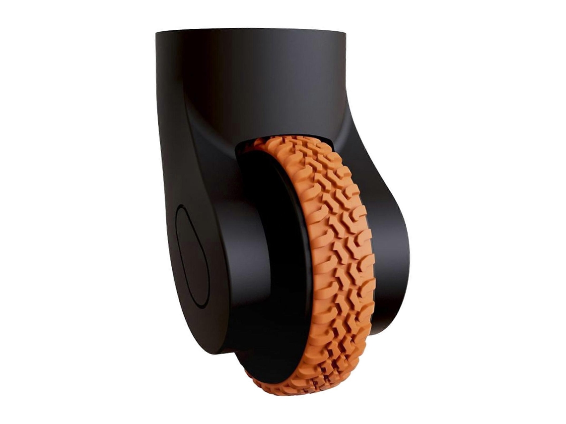 Protetores De Silicone Fáceis De Instalar Para Rodas De Malas, Mantêm A Integridade Das Rodas, Perfeitos Para Viajantes. Cor Laranja.