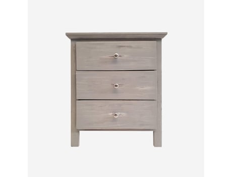 Mesa de Cabeceira Vintage PEJECAR Cinzento (58x50x35cm)