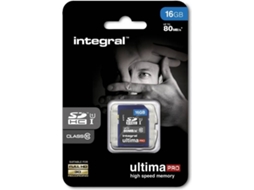 Cartão de Memória SD INTEGRAL UltimaPro U1 16GB