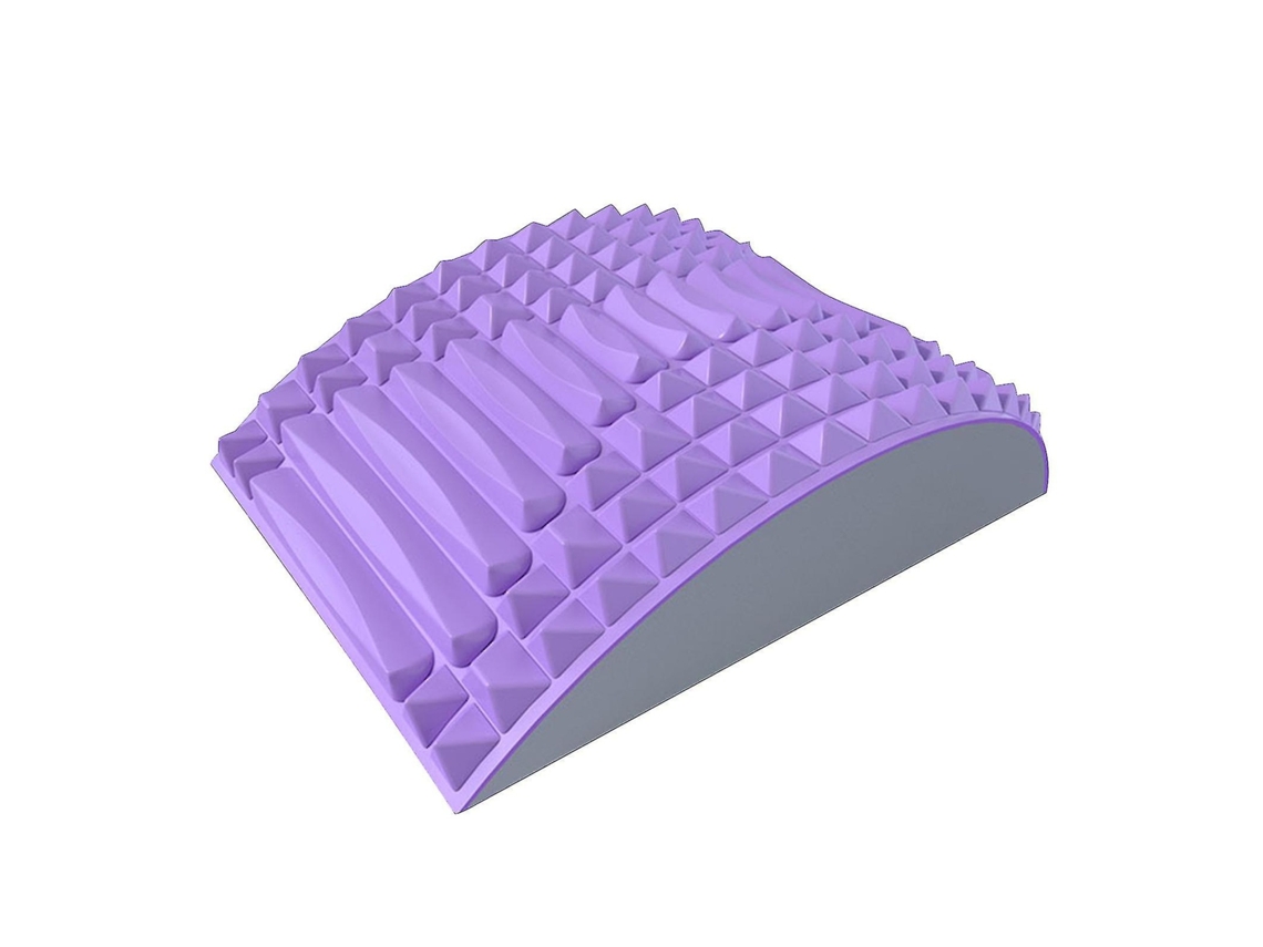 Lurelia Almofada Lombar Para Costas Ergonómico Rosa Novo Travesseiro De Alongamento Para Suporte Hérnia De Disco E Correção De Postura