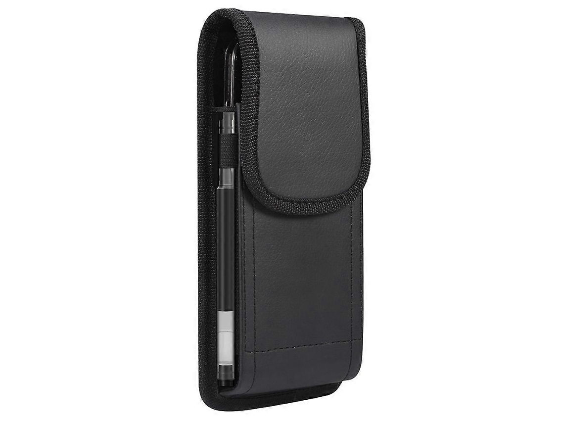Bolsa De Cinto Para Celular Compatível Com Telefones De 6,7 A 6,9 Polegadas, Capa Em Couro Pu Com Textura De Lichia, Fecho Magnético.