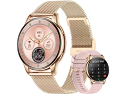 Smartwatch Para Mulher 1,32", Chamadas Bluetooth, +100 Modos Desportivos