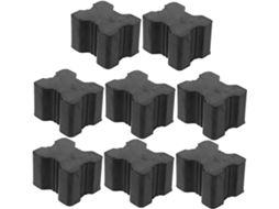 Conjunto de 8 espaçadores transparentes para gotejamento, para penduration, de 1 a 1,5 polegadas.