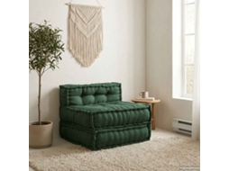 Vidaxl Unidade De Sofá Modular 70x70x54 Cm Tecido Verde