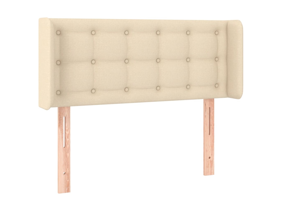 Cabeceira C/ Abas Tído 83x16x78/88 cm Creme MAISON EXCLUSIVE