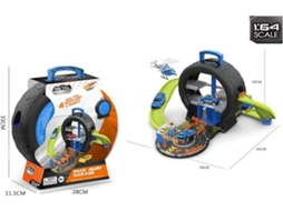 Parque de Estacionamento Pneu SPEEDRACER com 4 Carros