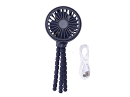 Ventilador Portátil 360º com Tripé Home Office Biblioteca Azul