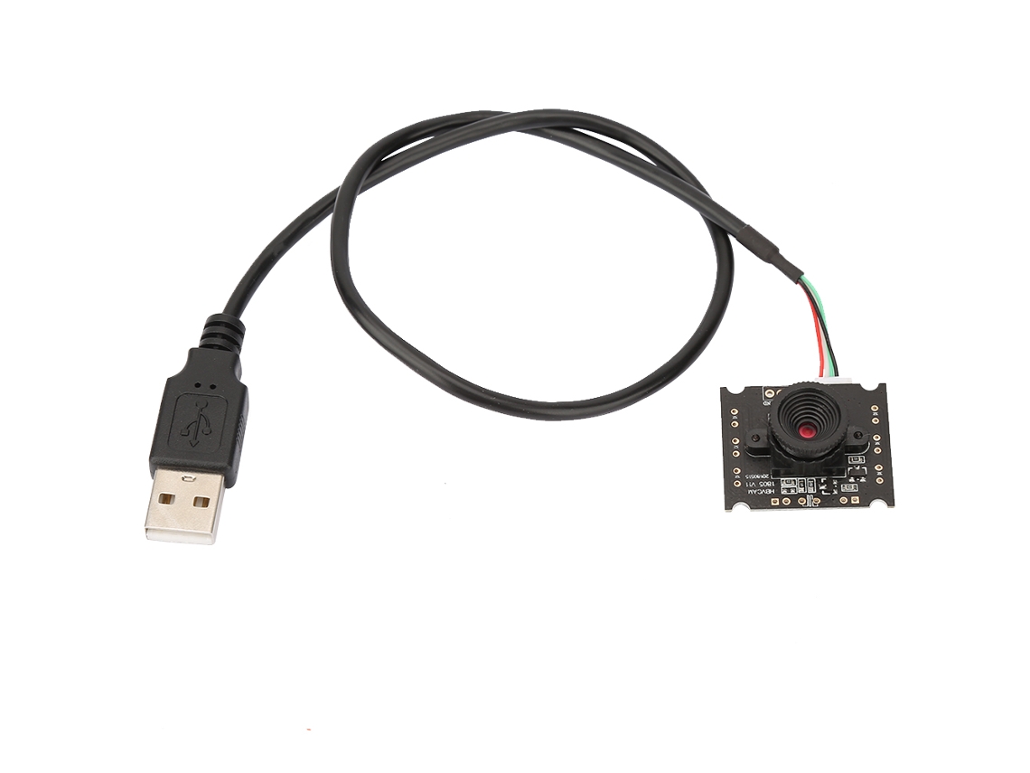 Módulo de Câmera Usb com Lente Ângulo Largo 60° e Chip Gc0308 300000 Pixels
