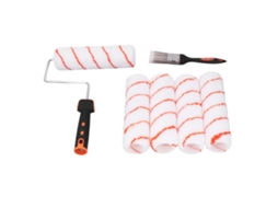 Laxiscreed Set De Pincel E Rolo Pequeno De 9'' Para Pintura Interior E Decoração Em Casa