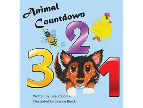 Livro Animal Countdown de Lisa Robbins (Inglês - Capa Dura)
