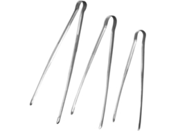Conjunto De 3 Pinças Finas Em Aço Inoxidável Sus304 30cm 24cm 19cm, Pinças Coreanas Para Transferir Sushi, Pinças