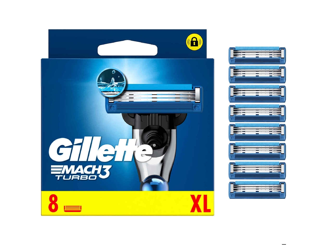 Recarga de Lâminas Mach 3 Turbo GILLETTE