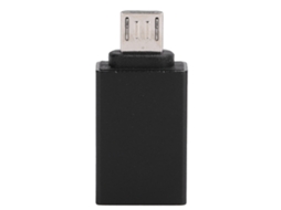 Adaptador Usb Para Micro Otg Para Android Conector De Dados E Carregamento Preto