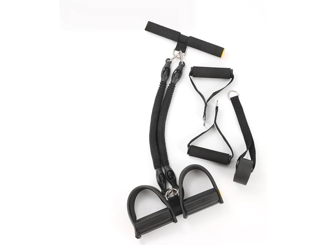 Faixa de Resistência AQUAFORGE com Pedal multiuso para Ioga, Pilates, Alongamento e Abdominais