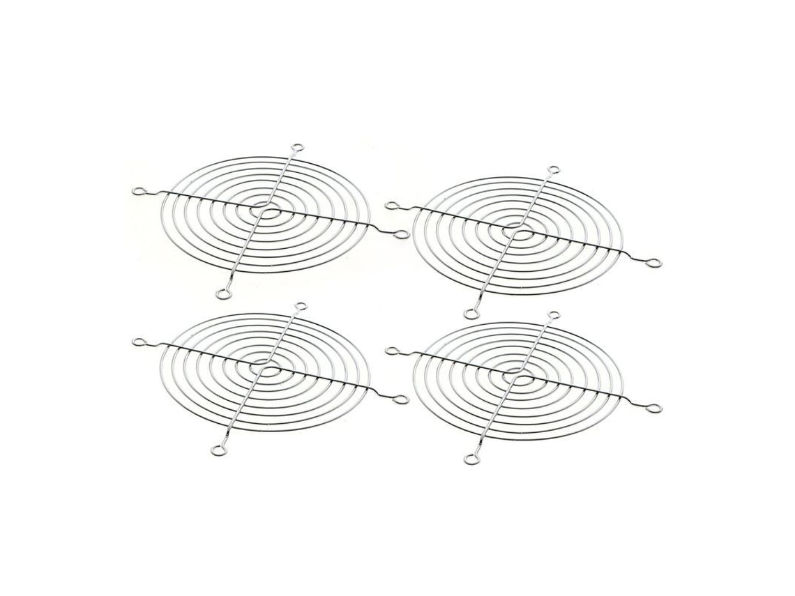 2026 4 Peças Grade de Proteção de Dedo para Ventilador Axial de Metal 120mm para Pc