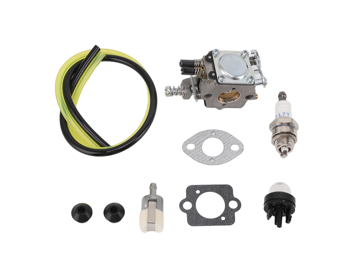 Kit de Ajuste de Carburador A021001700 com Vela de Ignição para Motosserra Wt 946 Cs 310 com MARCA
