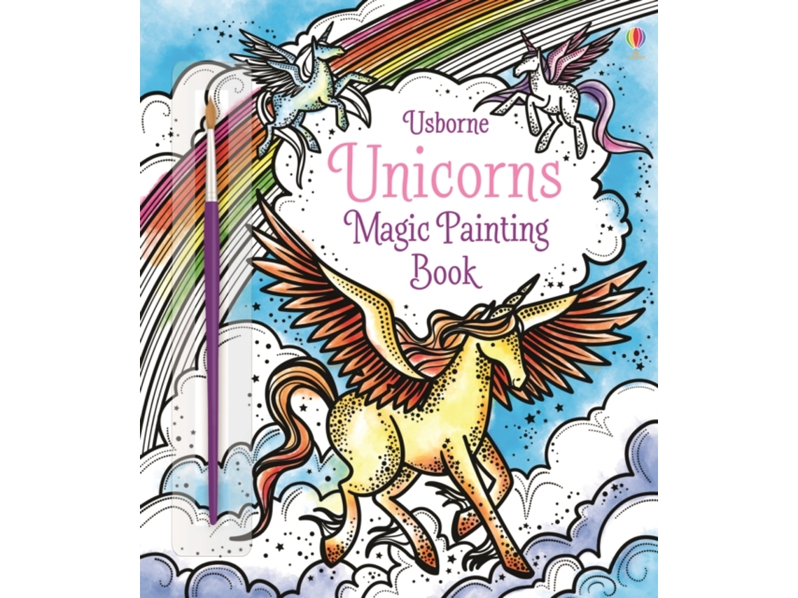Livro Unicorns Magic Painting Book de Nill (Inglês)