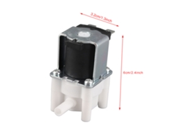 Válvula Solenoide De Água Laxiscreed 12v Normalmente Fechada Para Purificadores De Água E Osmose Reversa