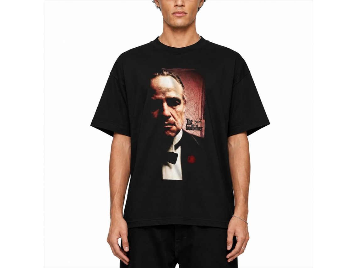 Rockinstone Godfather The Don Black Adult T-shirt Size:m