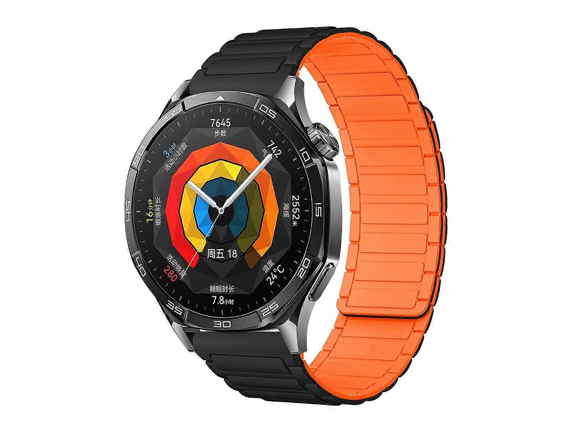 Pulseira De Silicone Magnética Com Três Contas
