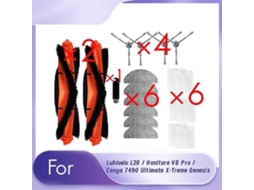 Conjunto De 19 Peças Para Substituição De Robôs Aspiradores Lubluelu L20 / Honiture V8 Pro / Conga 7490 Ultimate X-treme Genesis._ozo