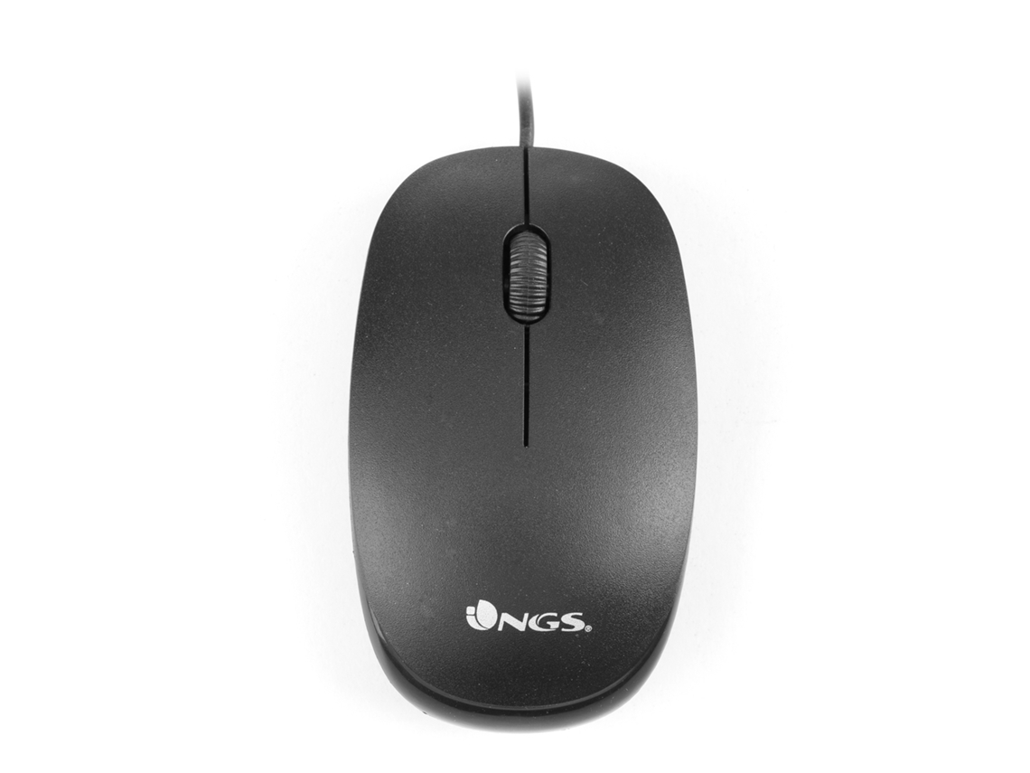 Rato NGS Flame (Outlet Caixa Aberta - Ótico - 1000 dpi - Preto)
