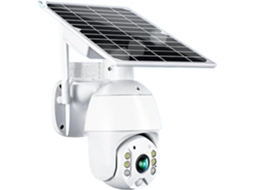 Câmera de Segurança Residencial Ip Sem Fio 4g com Energia Solar, 1080p e Bateria, para Uso Externo. SFUSHOS