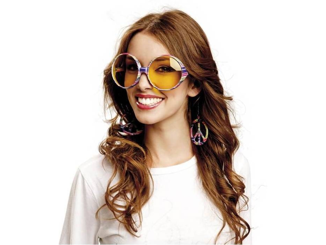 Óculos DISFRAZZES Hippie Com Pendentes