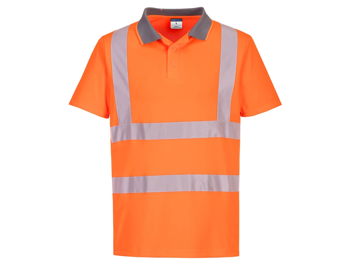 Polo Eco De Alta Visibilidade M/c Pacote Com 6 / Laranja / Xl Portwest