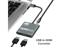 Transmissão Em Loop 1080p 60fps, Gravação De Vídeo 4k Hdmi Usb 3.0