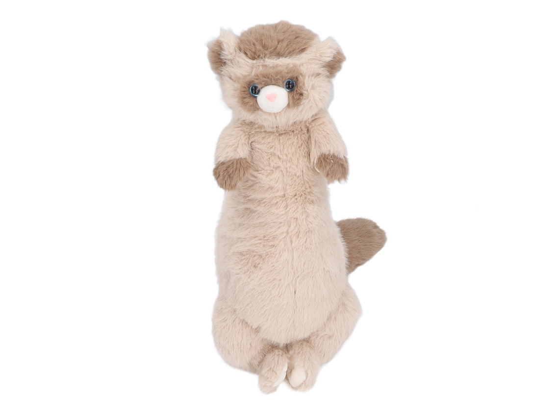 Brinquedo De Pelúcia Doninha-snow Ultra Macia Adorável Decoração Sofa Cama Presente Marrom