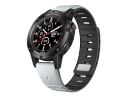 Bracelete Para Garmin (26mm) - Silicone Magnético - Liberação Rápida Cinza Claro Preto