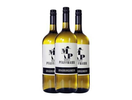 Vinho branco MARKUS PFAFFMANN MP Pinot Cinza Seco Pfälz Garrafa Magnum (1.5 L - 3 Unidades)