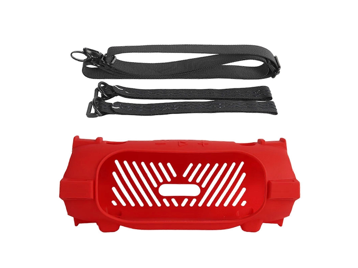 Capa De Silicone Para Alto Falante Portátil Charge6 Fácil De Limpar E Instalar Garante A Segurança E A Estabilidade Do Dispositivo Vermelho Olysi Shop
